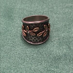 NWT Grace & Heart Sterling/Brass Ring